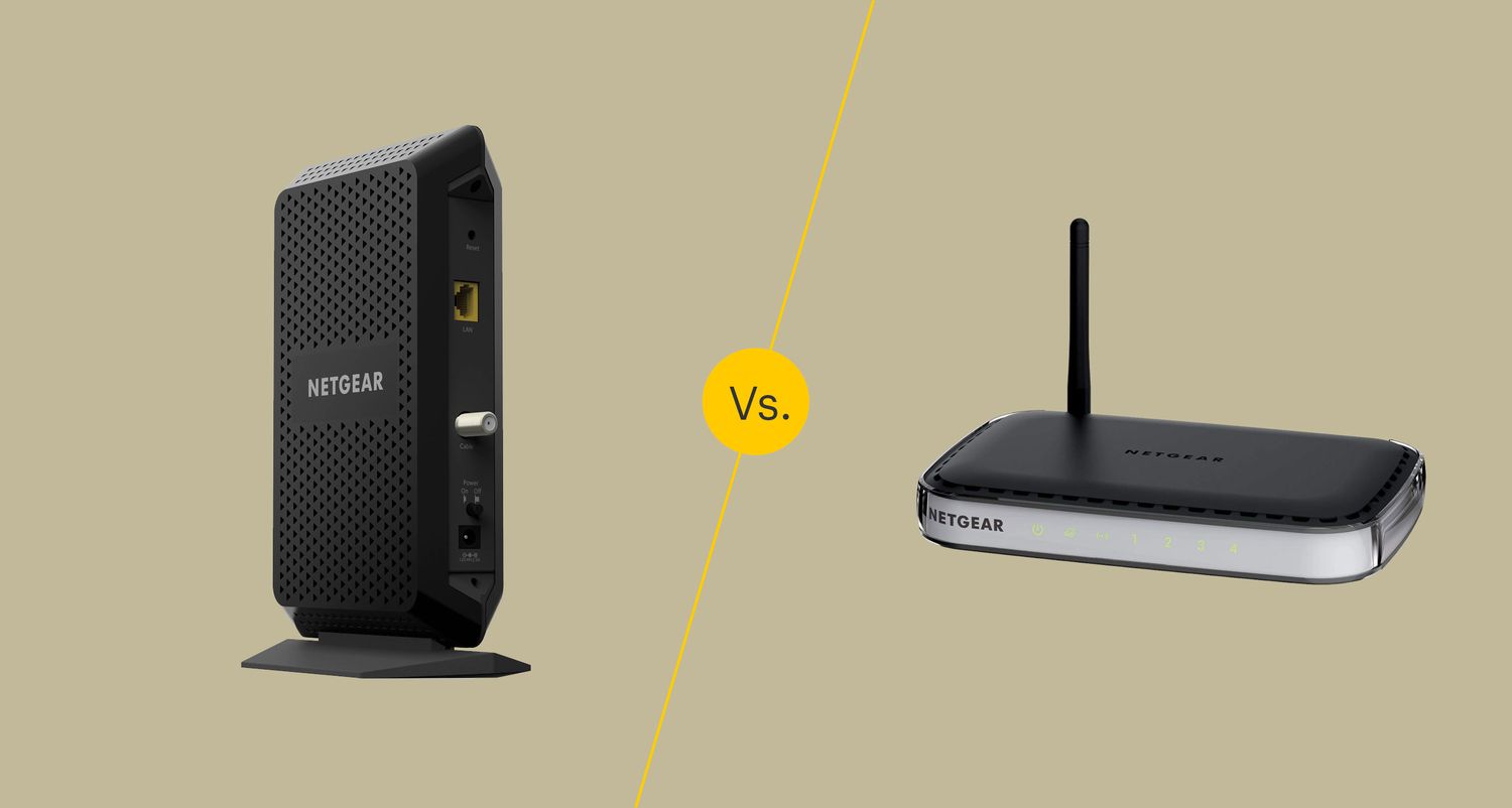 difference between a modem and a router