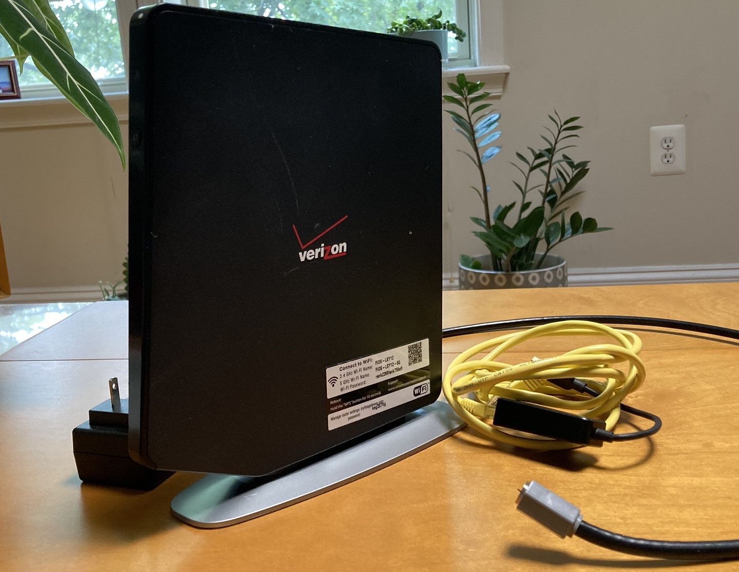 how to reboot verizon fios router